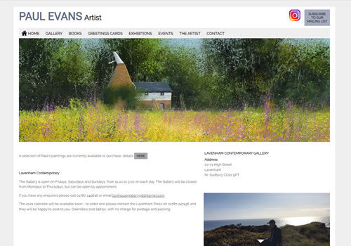 Paul Evans website
