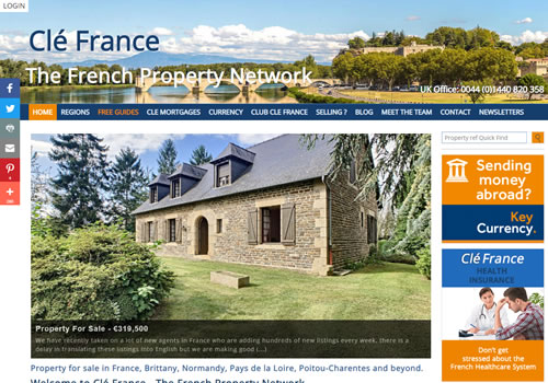 Cle France website