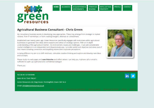 Green Resources website