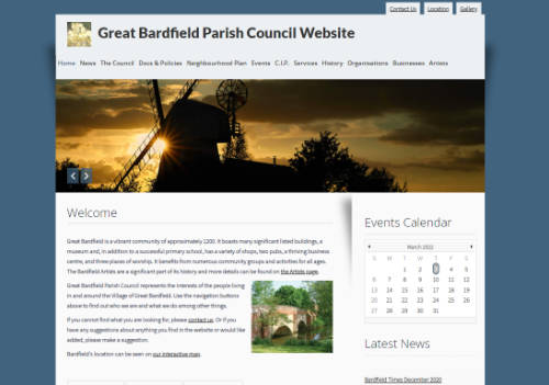 Great Bardfield website