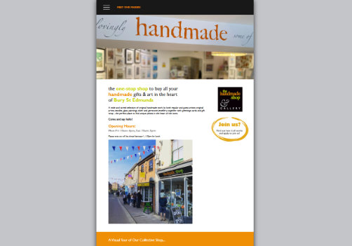 Handmade Shop & Gallery website
